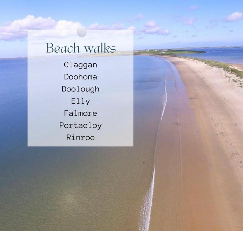 Seascape On The Edge Of Town: 4 Beds All Ensuite. Belmullet Kültér fotó